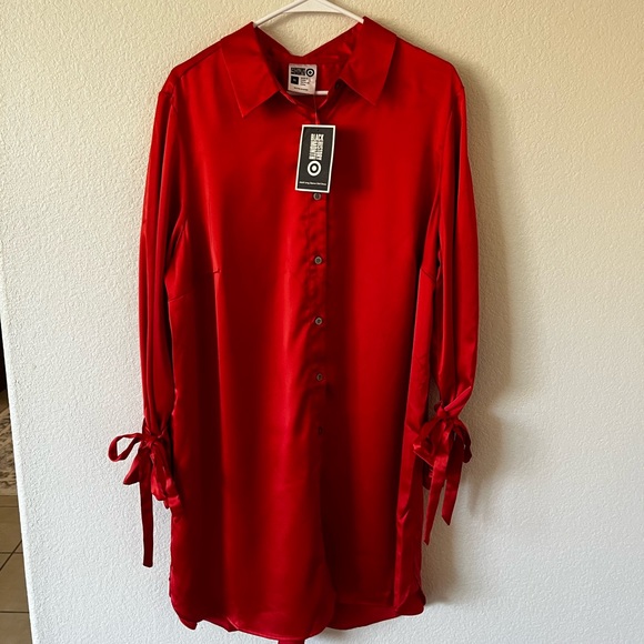 Sammy B Black History Month For Target NWT
Women's Satin Button Down Shirt XXL - Picture 3 of 10